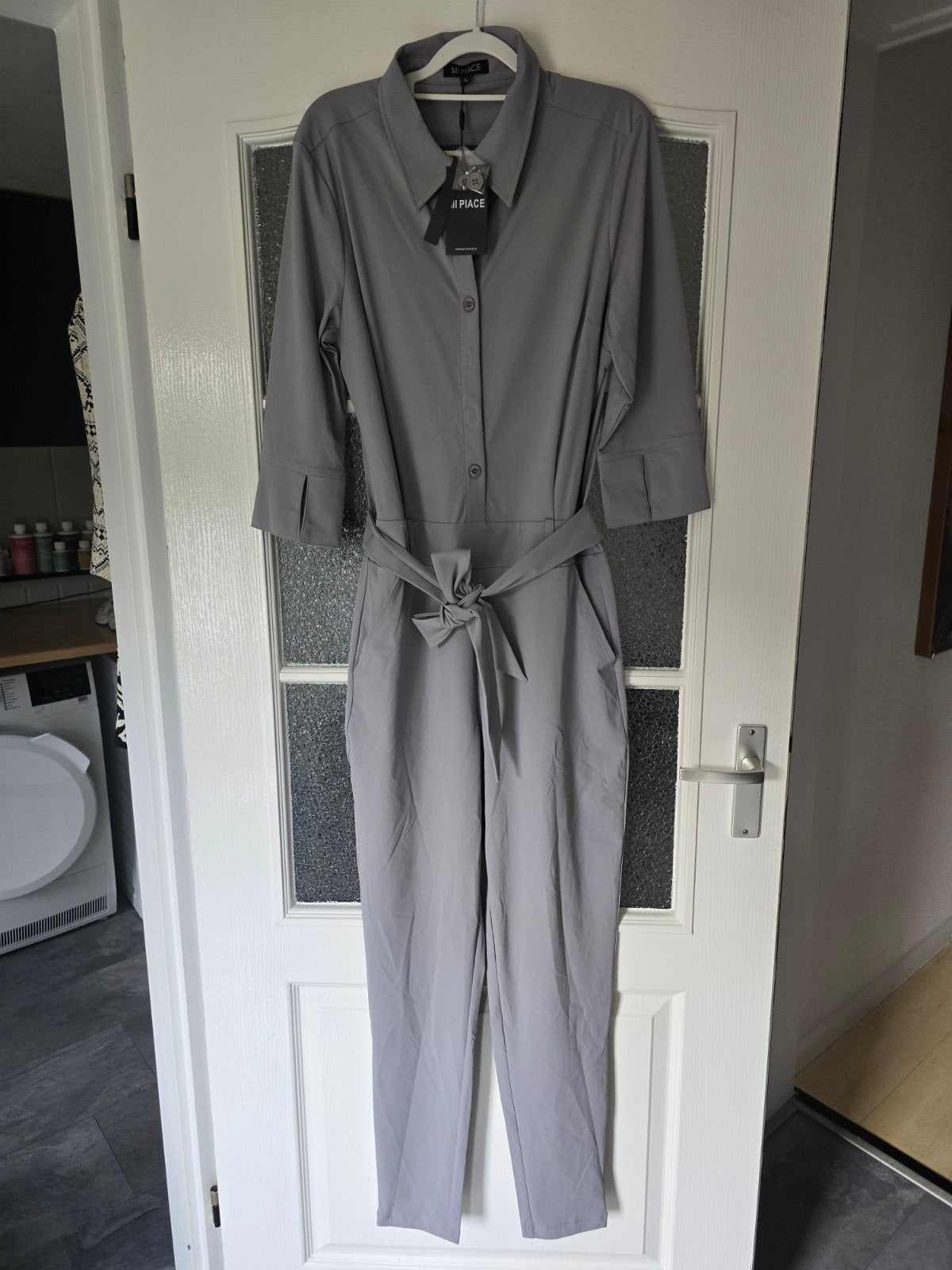 nieuw mi piace jumpsuit xl grijs travel, Kleding | Dames, Ophalen of Verzenden, Nieuw, Maat 46/48 (XL) of groter, Grijs