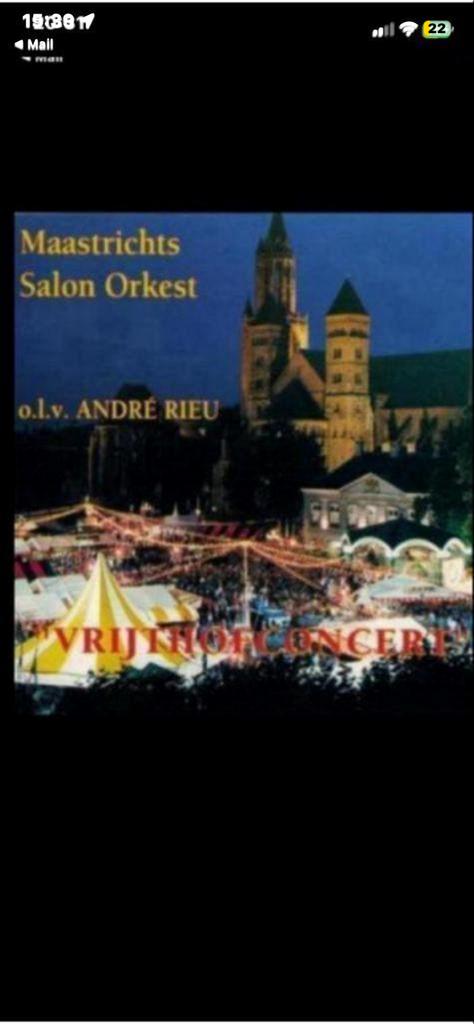 Maastrichts Salon Orkest o.l.v. André Rieu - Vrijthofconcert, Ophalen of Verzenden, Modernisme tot heden, Gebruikt, Orkest of Ballet