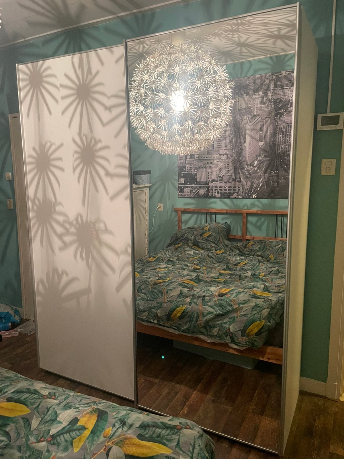 Grote IKEA hanglamp, Huis en Inrichting, Lampen | Hanglampen, Ophalen, Gebruikt, Kunststof