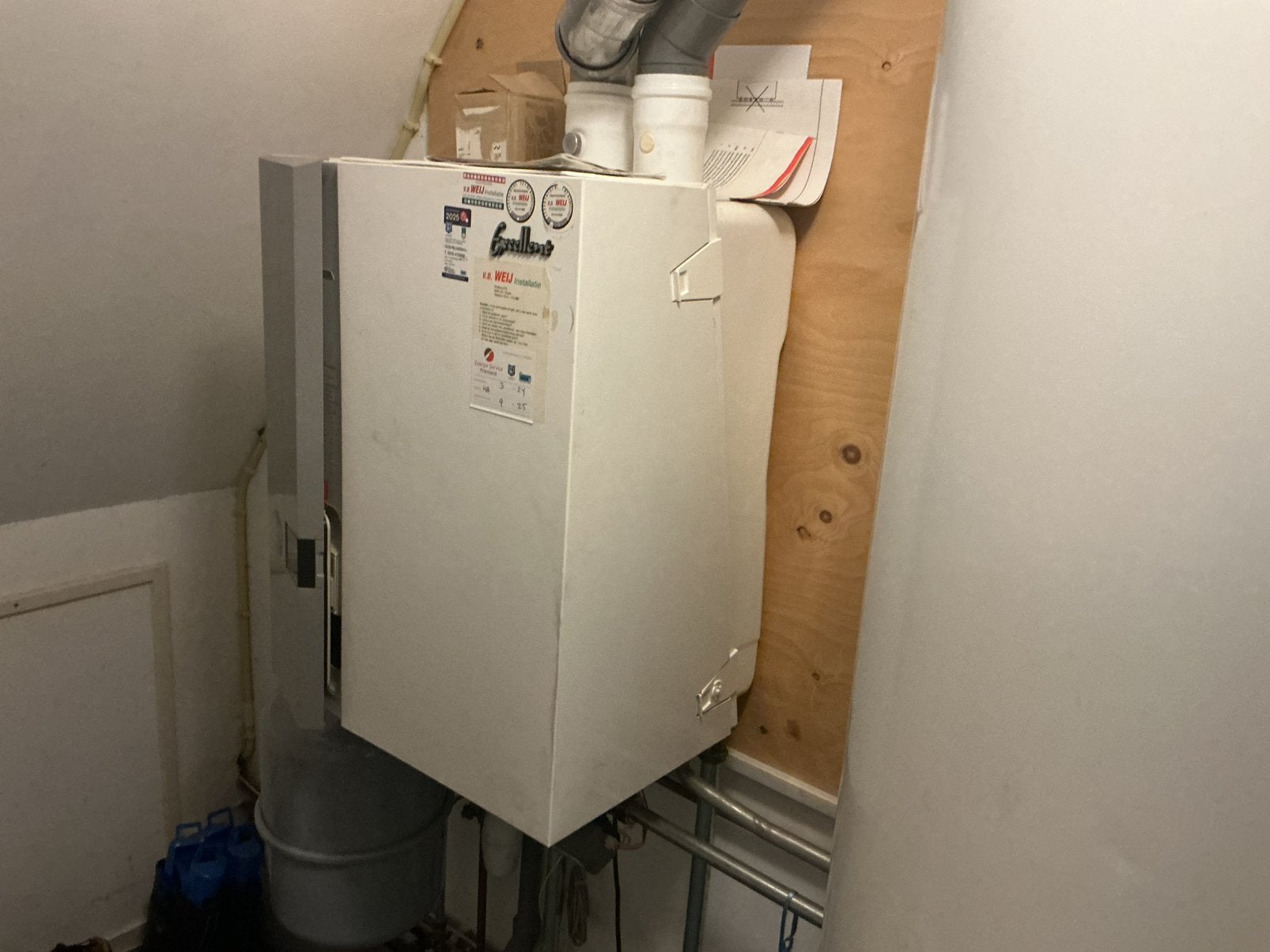 CV ketel nefit ecomline HR met 120 liter boiler, Ophalen, Gebruikt