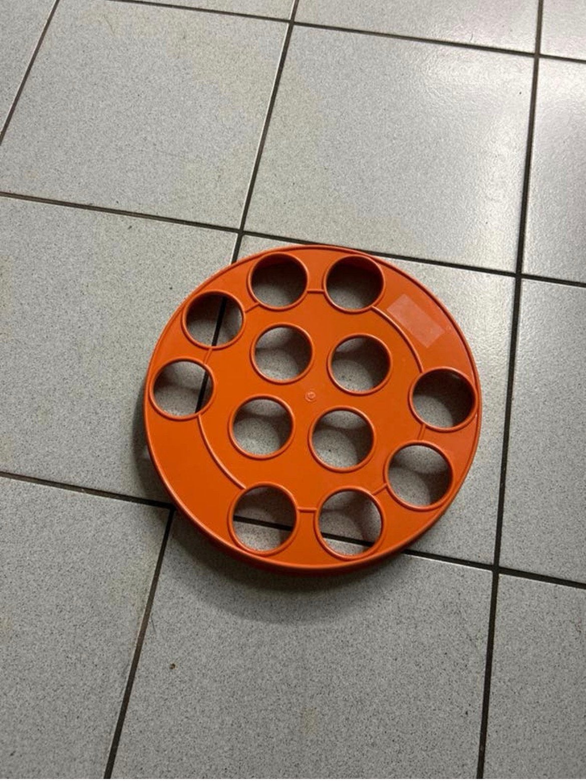 ORANJE PLASTIC DRAAGTRAYS, Ophalen, Gebruikt
