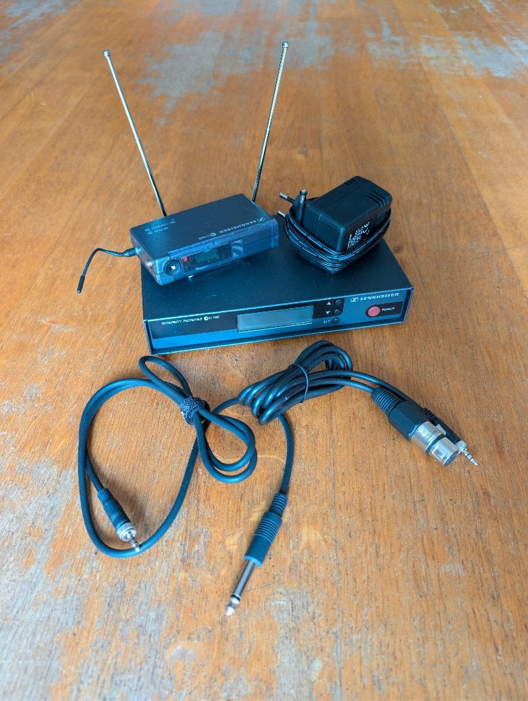 Sennheiser EW100 zender + bodypack, Ophalen, Gebruikt, Audio