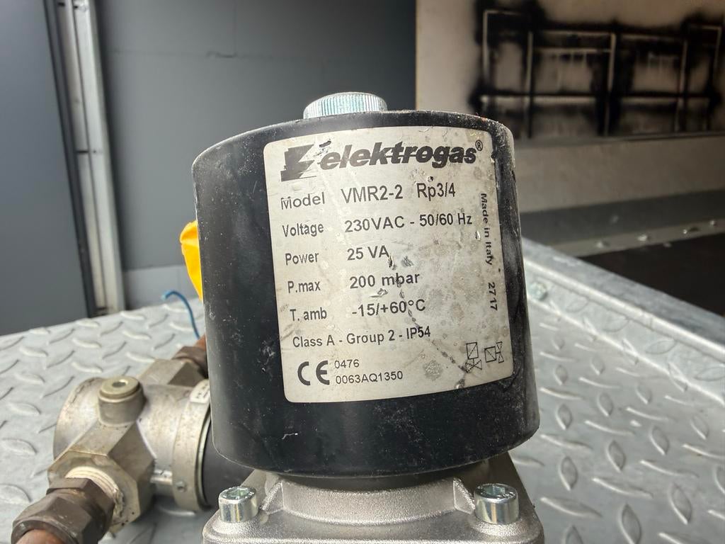 Elektrogas VMR2-2 Rp3/4 & Kromschröder VG 20 R02-ND31, Doe-het-zelf en Verbouw, Gereedschap | Overige machines, Ophalen of Verzenden