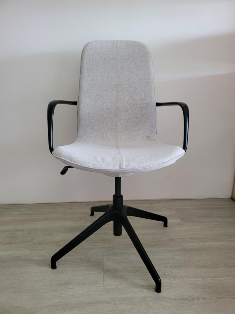 IKEA bureaustoel, verstelbaar, afneembare hoes, Ophalen of Verzenden, Gebruikt, Grijs, Bureaustoel