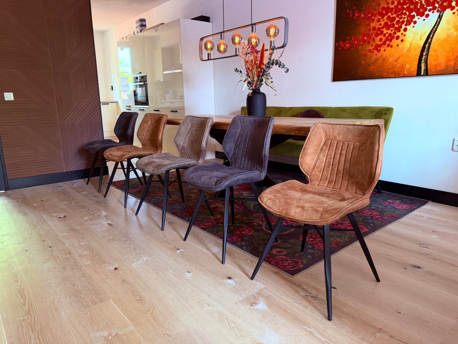 5 MX SOFA eetkamerstoelen, Huis en Inrichting, Stoelen, Ophalen, Zo goed als nieuw, Vijf, Zes of meer stoelen, Mx sofa