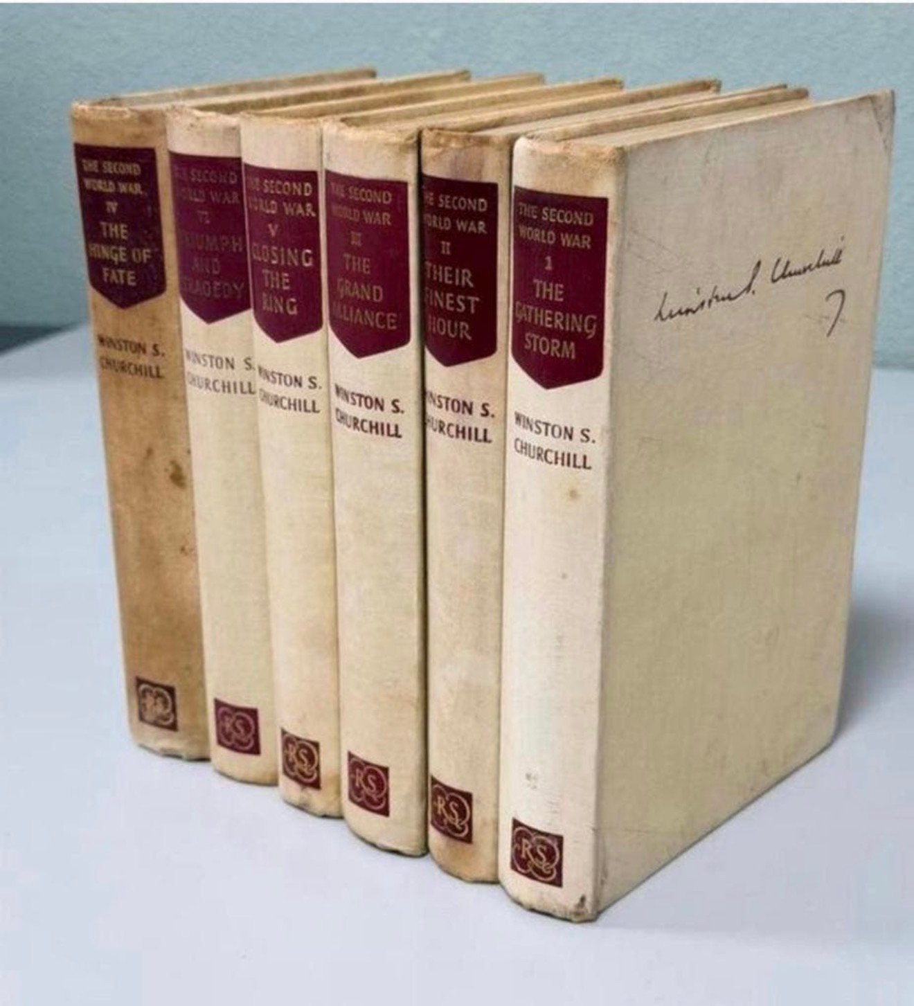 Winston Churchill The Second World War 6 Volume set Complete, Ophalen of Verzenden, Tweede Wereldoorlog, Zo goed als nieuw