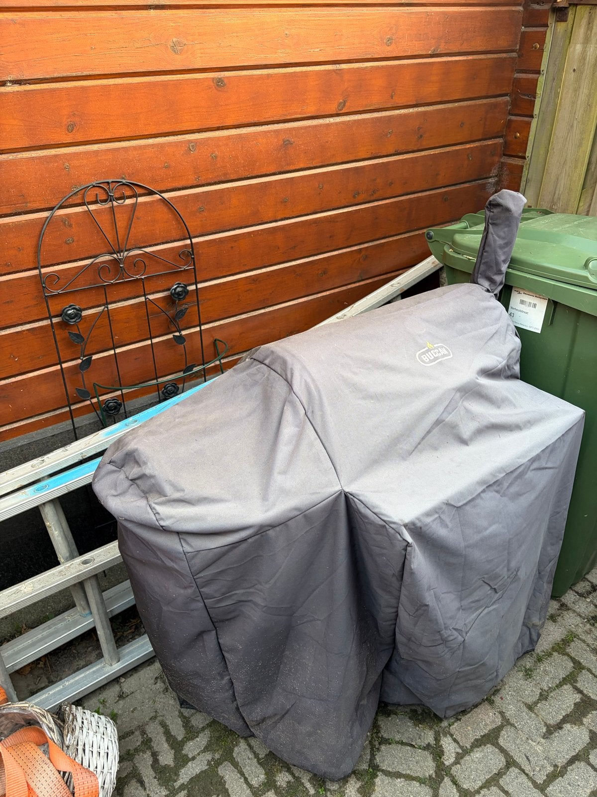 Gebruikte Smoker BBQ met hoes, Ophalen, Gebruikt