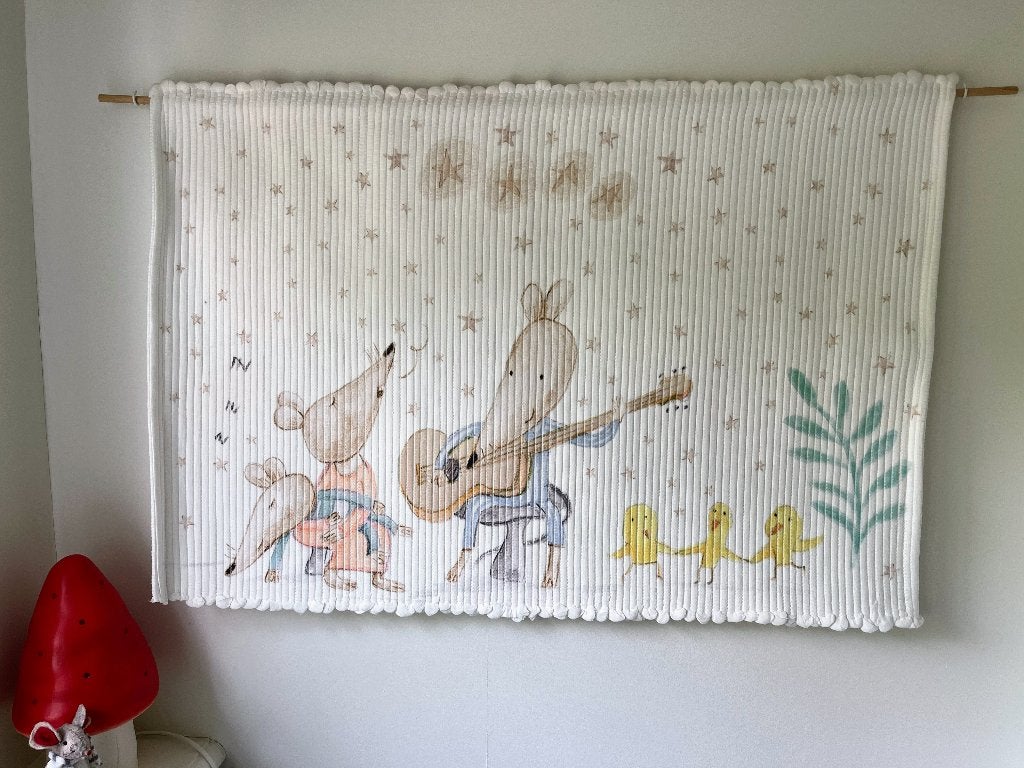 wandkleed kinderkamer Vera de muis, Ophalen, Zo goed als nieuw, Wanddecoratie