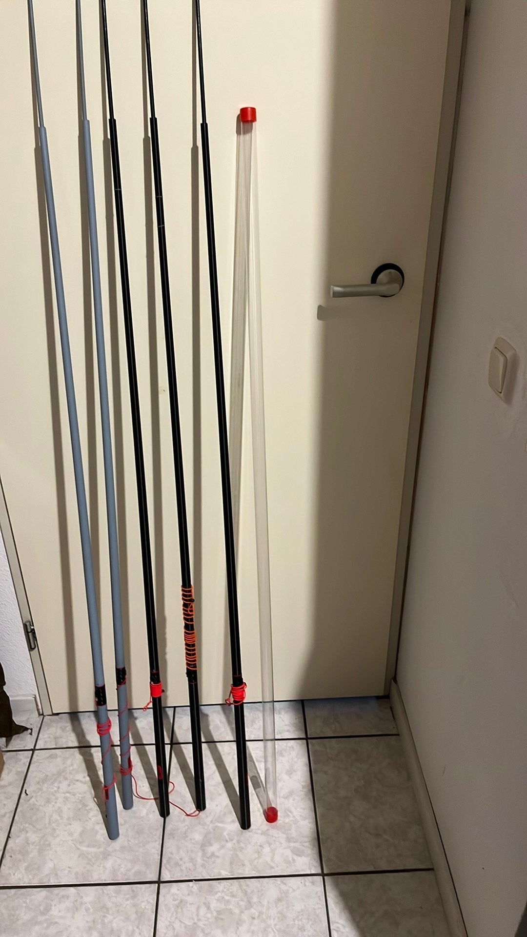 Sensas carp Fighting top tele 4.2 ( 3x black - 2x Ghost), Watersport en Boten, Ophalen, Zo goed als nieuw, Vaste hengel