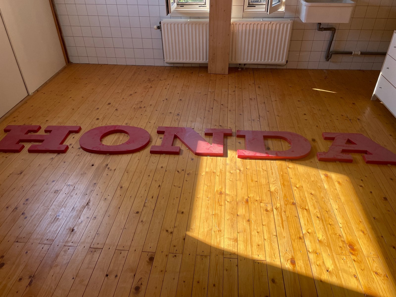 HONDA reclame letters, Ophalen of Verzenden, Gebruikt