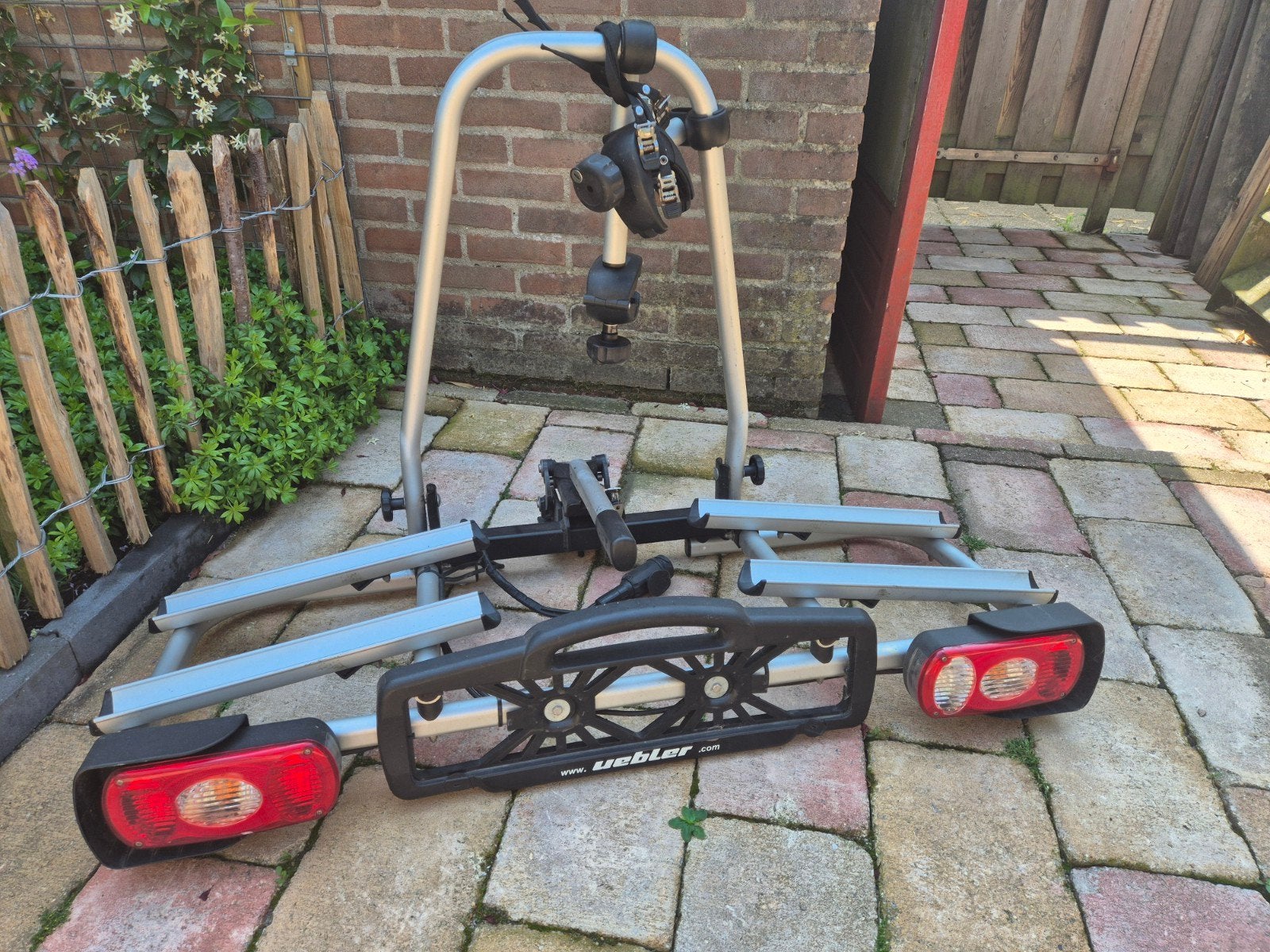 Uebler Fietsendrager voor 2 fietsen, Ophalen, 2 fietsen, Gebruikt, Trekhaakdrager