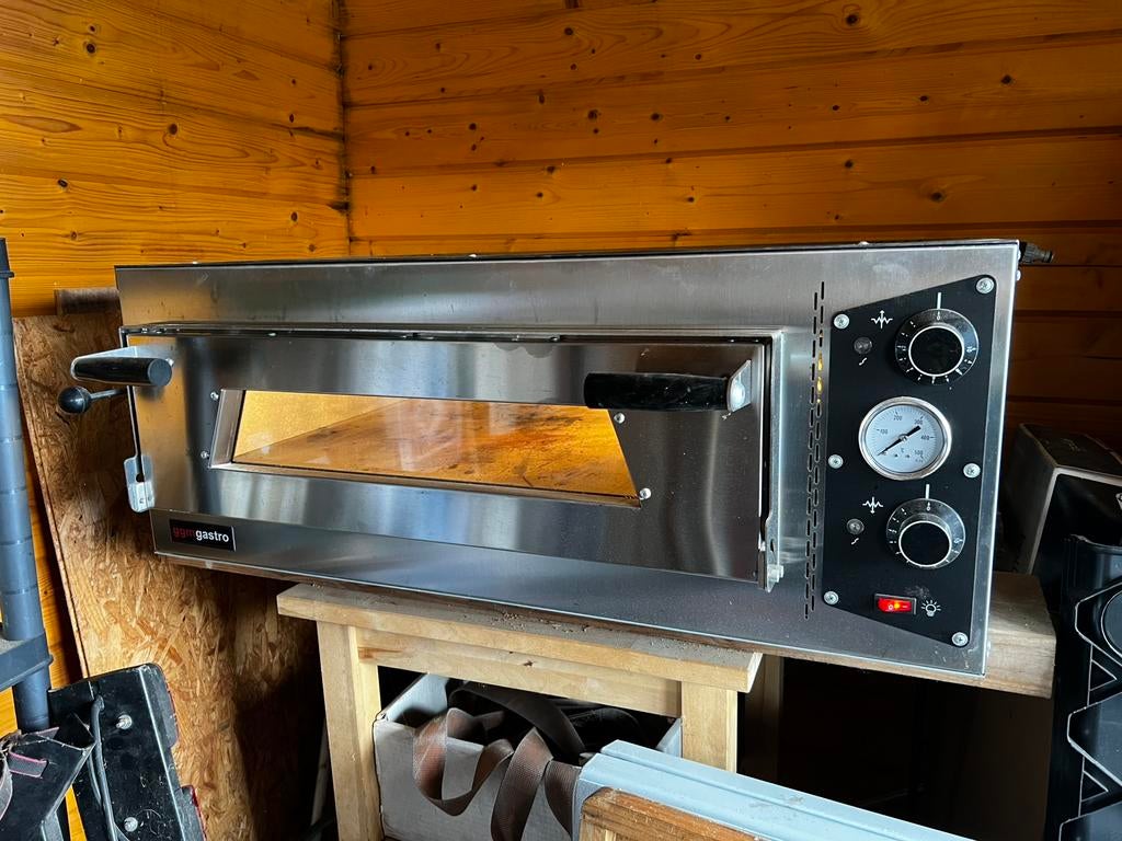 Pizza oven voor 3a4 pizza’s, Ophalen, Gebruikt, Minder dan 45 cm