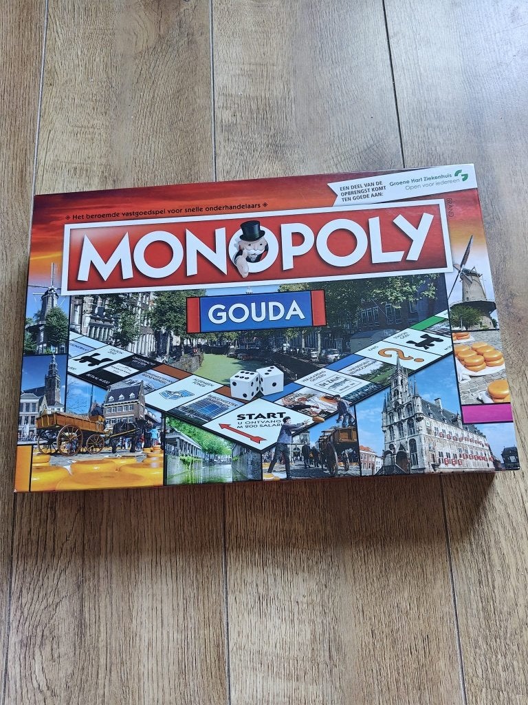 Monopoly Gouda, Hobby en Vrije tijd, Ophalen of Verzenden, Zo goed als nieuw