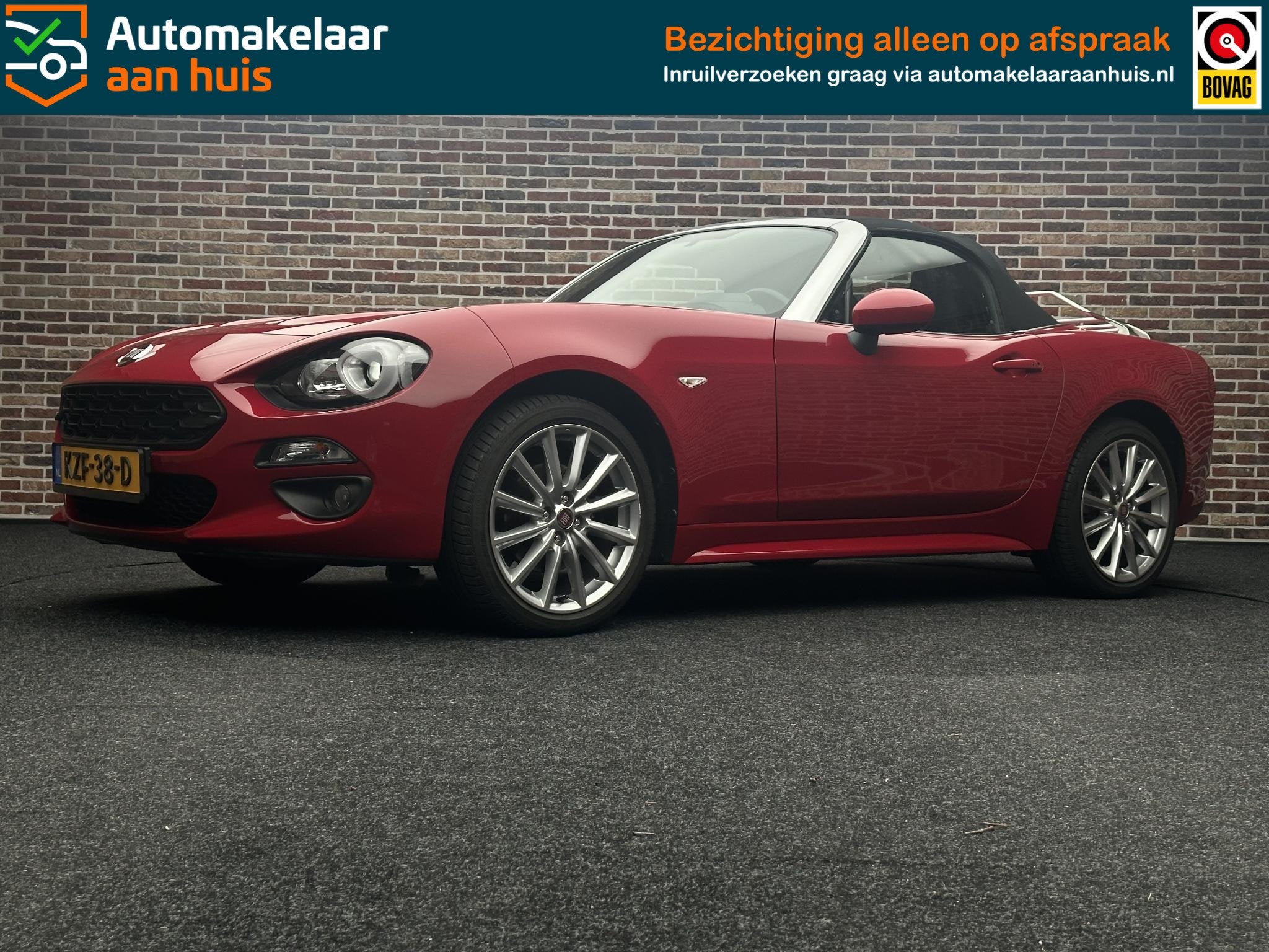 Fiat 124 Spider 1.4 MultiAir Turbo Lusso Cabrio| Camera, 1025 kg, Achterwielaandrijving, Gebruikt, Euro 6