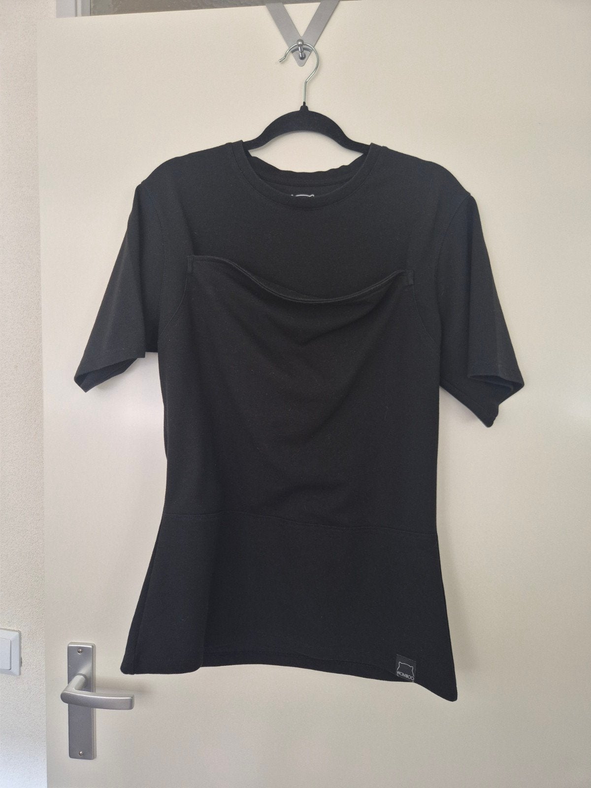 Womboo Draagshirt Zwart Maat L, Overige merken, Ophalen of Verzenden, Zo goed als nieuw, Buik