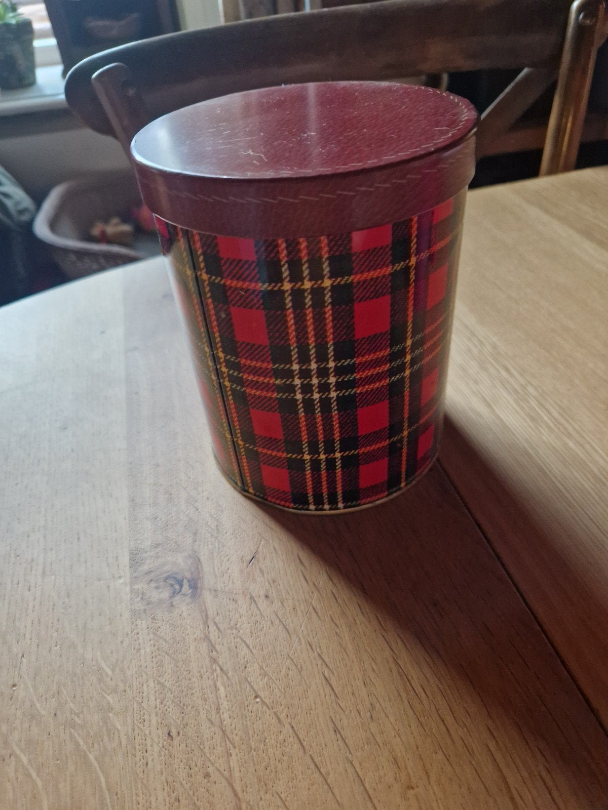 BROCANT OUD MOOI SCHOTSE RUIT TARTAN BLIK, Ophalen of Verzenden, Overige