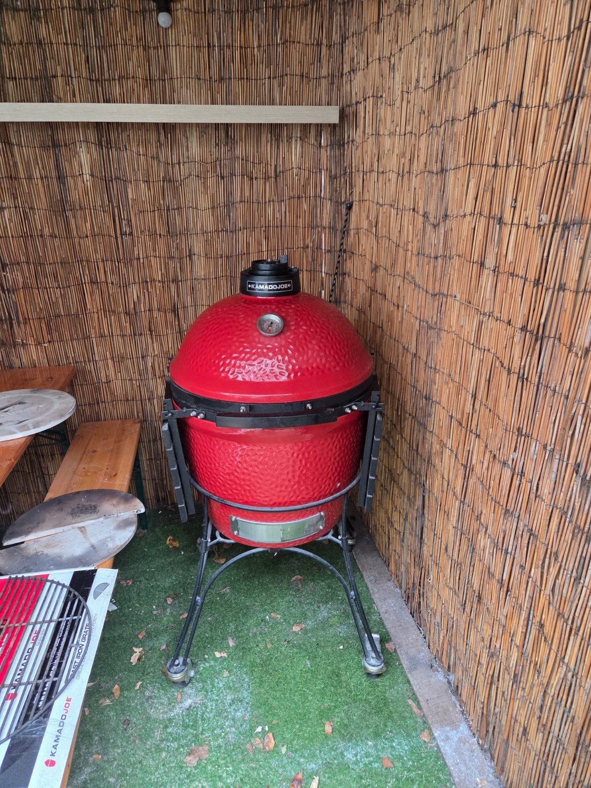 Kamado Joe Classic met accessoires en boeken, Ophalen