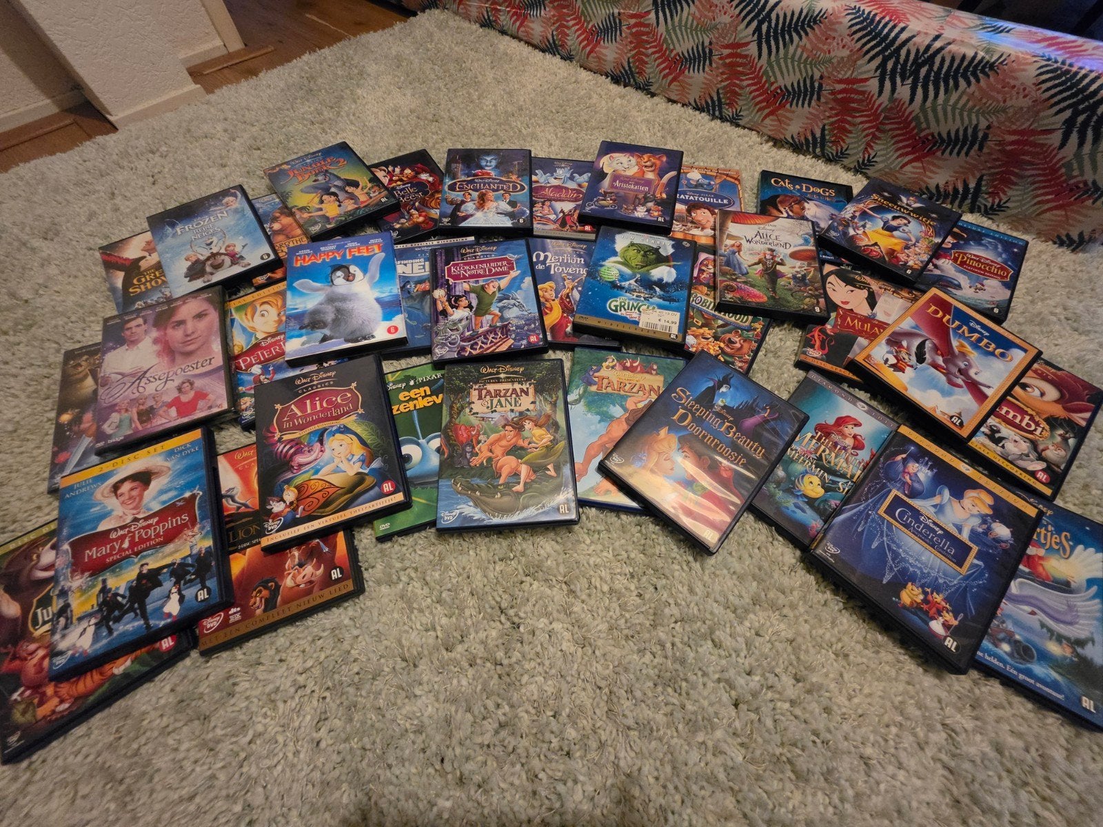 36 originele Disney dvd's - Grote collectie voor jong en oud, Gebruikt, Ophalen of Verzenden, Verhaal of Sprookje, 3 tot 5 jaar