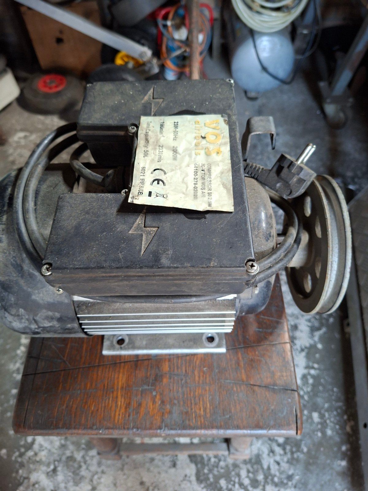 Elecktro moter 220 volt 1650 t p m, Doe-het-zelf en Verbouw, Motoren, Ophalen