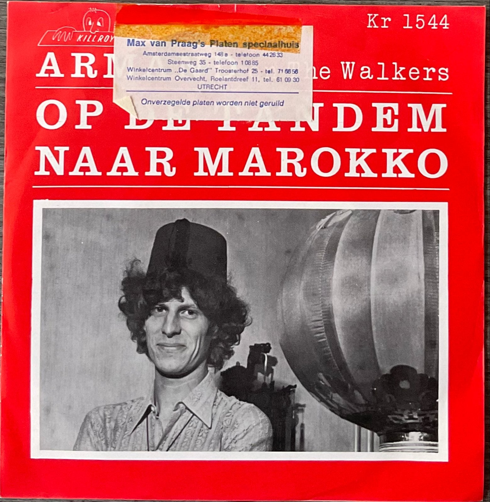 ARMAND and The Walkers - Op de tandem naar Marokko (NL’70), Verzenden, 7 inch