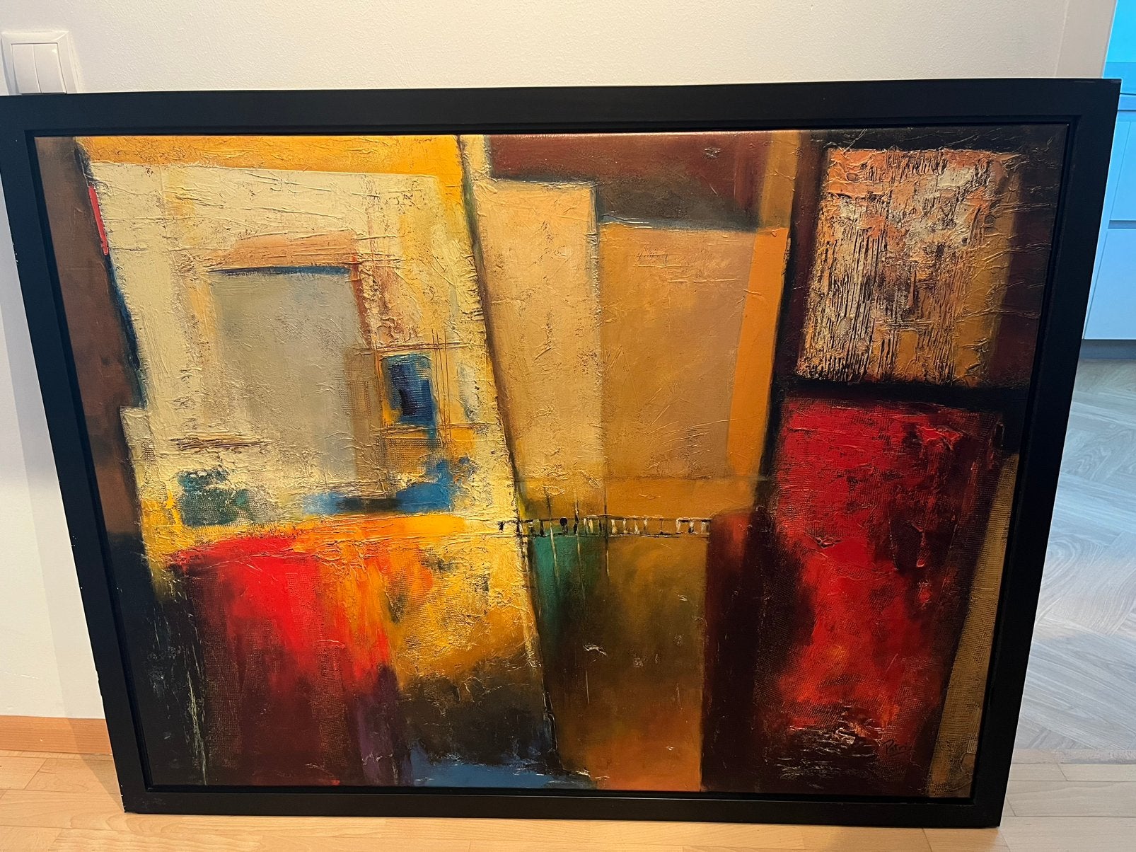 IKEA Hallaryd schilderij. 100x127cm / 5,72kg., Antiek en Kunst, Ophalen