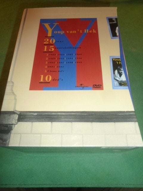 Youp van 't Hek 20 jaar 15 voorstellingen 10 dvd-box, Cd's en Dvd's, Stand-up of Theatershow, Verzenden, Alle leeftijden, Nederlands
