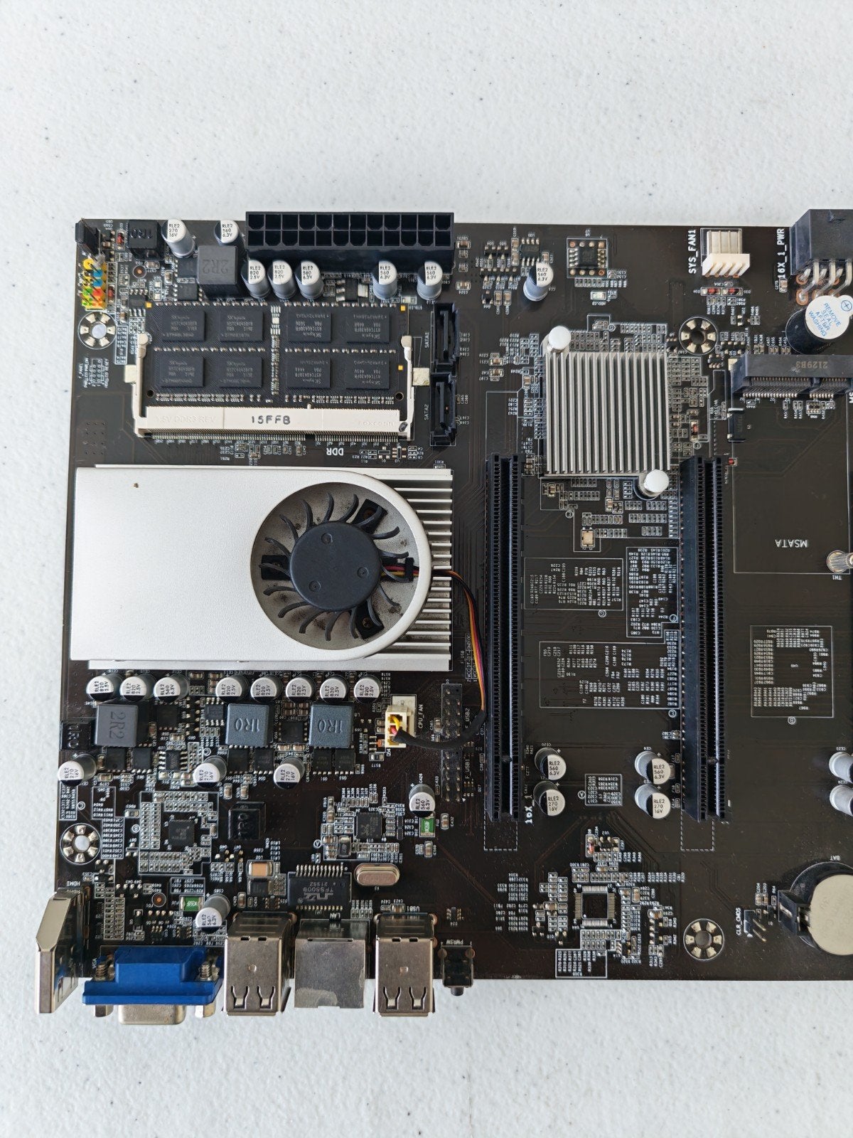 BTC-S37 Mining Moederbord 8 GPU + CPU + 4GB RAM, Nn, Gebruikt, DDR3, Ophalen of Verzenden