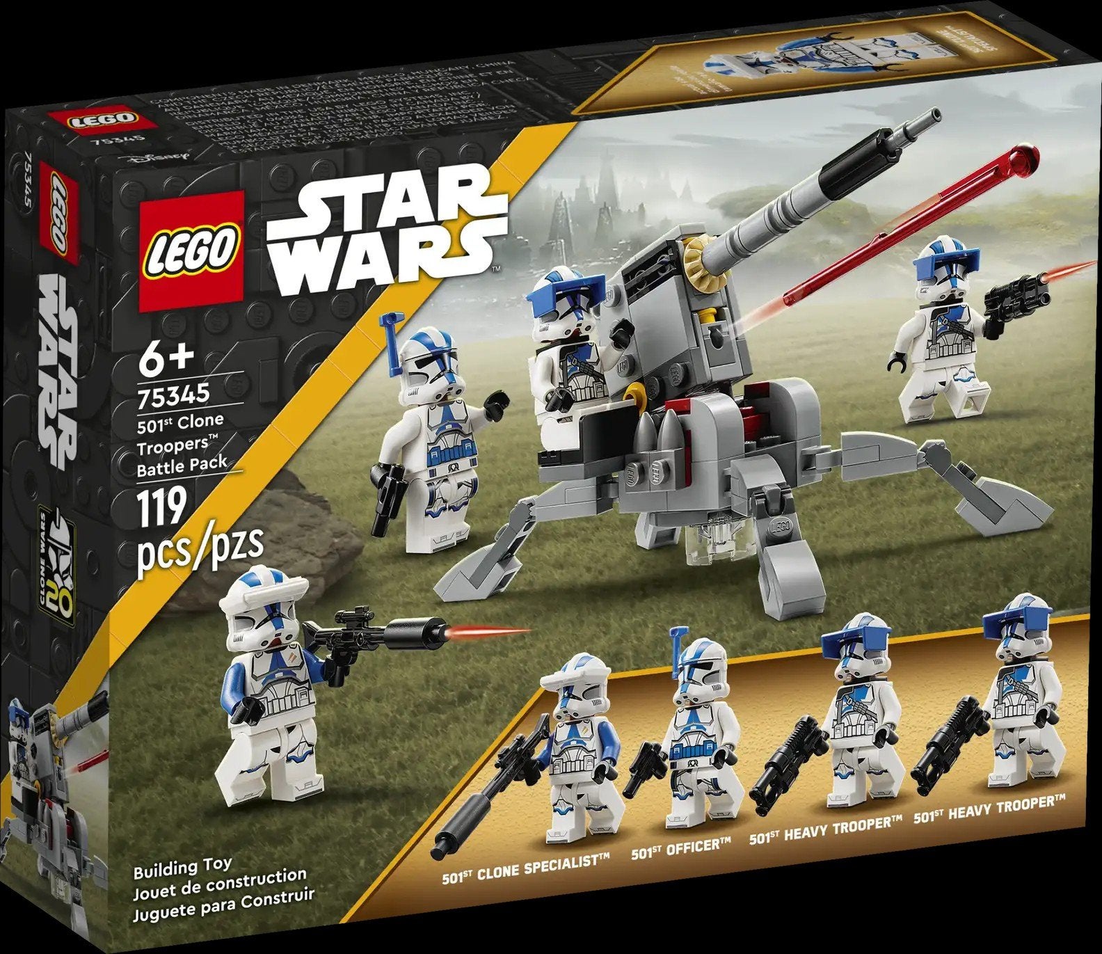 40% Korting op Lego Disney Star Wars 75345 Battle Pack 501st, Kinderen en Baby's, Speelgoed | Duplo en Lego, Star Wars, Lego, Nieuw