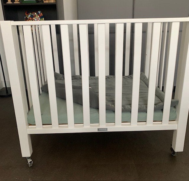 kinderbox, Kinderen en Baby's, Boxen, Zo goed als nieuw, Rechthoekig, Boxkleed, Wieltjes, Ophalen
