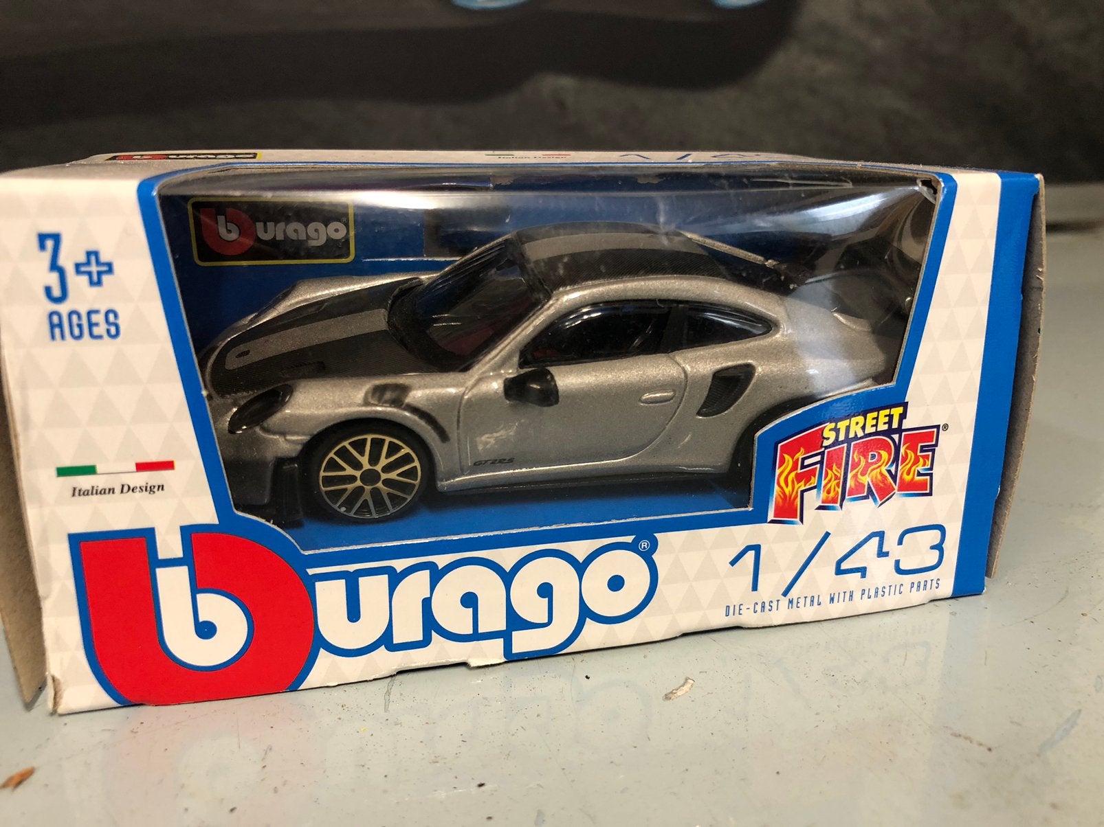 Porsche B burago, Ophalen of Verzenden, Zo goed als nieuw, Auto, Overige merken