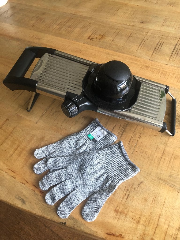 Mandoline, Huis en Inrichting, Ophalen, Zo goed als nieuw, Zwart, Metaal