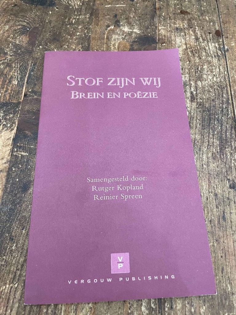 Stof zijn wij - Brein en Poëzie, Meerdere auteurs, Diverse auteurs, Ophalen of Verzenden, Zo goed als nieuw