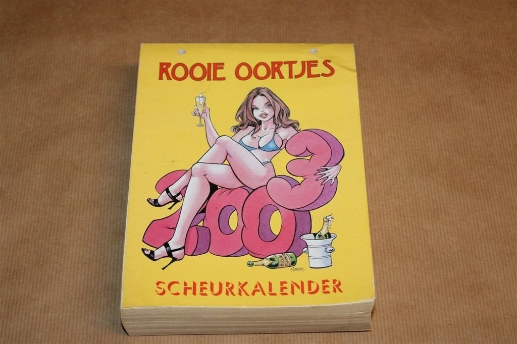 Rooie Oortjes Scheurkalender 2003 [Compleet], Boeken, Eén stripboek, Ophalen of Verzenden, Gelezen