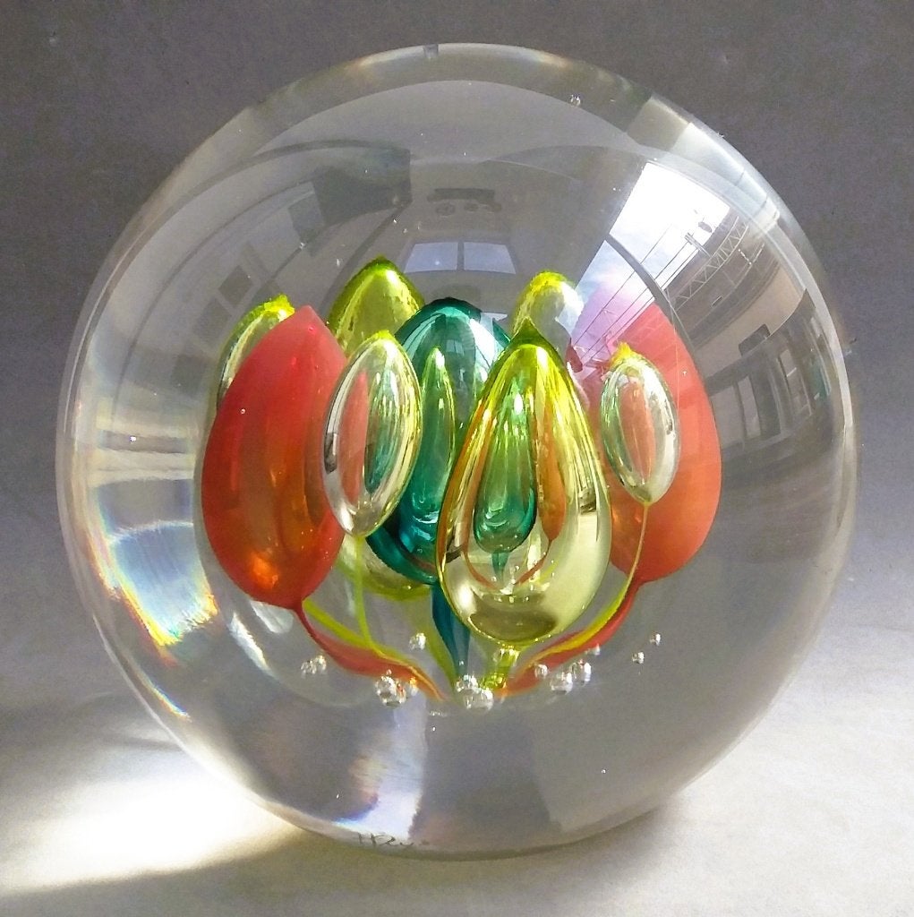 Jaren 70-80 ZEER GROTE Presse Papier Paperweight Henryk Rysz, Ophalen of Verzenden