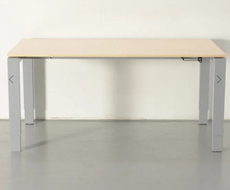 Witte Aspa Samas bureau, Huis en Inrichting, Bureaus, Ophalen, 160 cm, Hout, Zo goed als nieuw