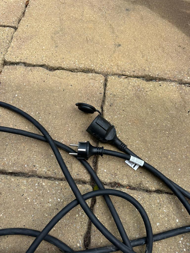 Verlengkabel dikke ader 20 meter - H07RN-F 3G2.5mm², Doe-het-zelf en Verbouw, Elektra en Kabels, Ophalen of Verzenden, Gebruikt