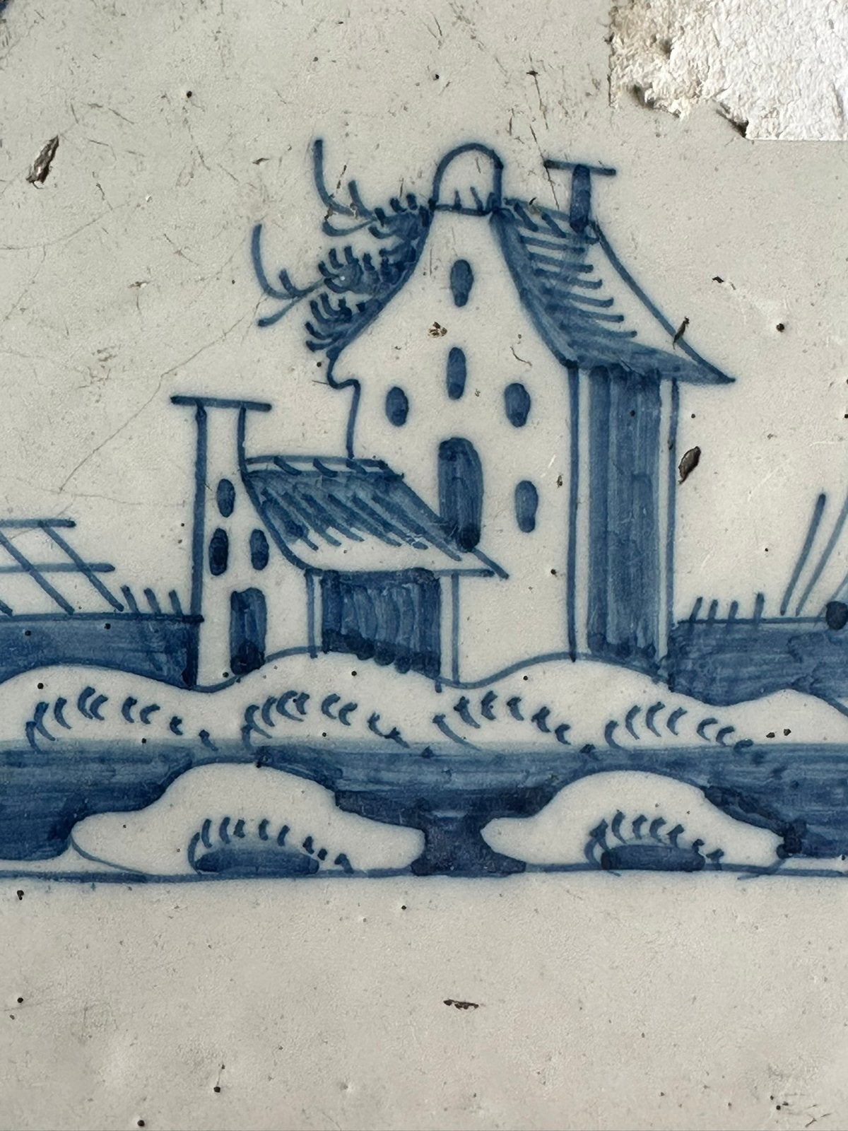 Antieke tegel 4, Ophalen of Verzenden
