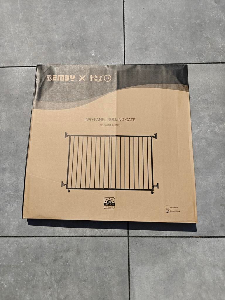 Safety Things Demby Two Panel Rolling Gate Traphekje Nieuw, Nieuw, Ophalen of Verzenden, 115 cm of meer, Metaal of IJzer
