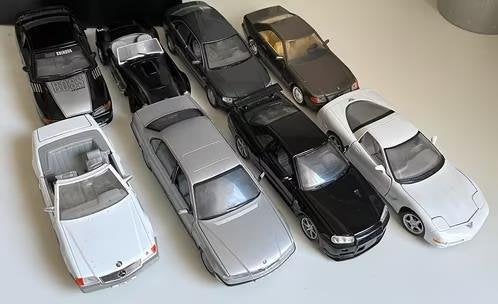 7 verschillende model auto’s schaal 1:24, Hobby en Vrije tijd, Modelauto's | 1:24, Ophalen of Verzenden, Zo goed als nieuw, Auto