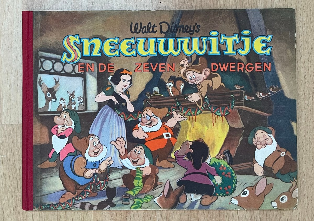Walt Disney's Sneeuwwitje en de Zeven Dwergen Plaatjesalbum, Ophalen of Verzenden, Gelezen, Plaatjesalbum