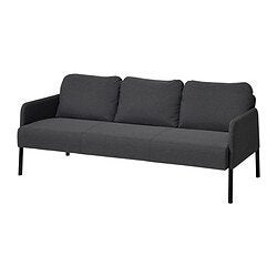 Zo goed als nieuwe 3-zitsbank Knisa donkergrijs, Driepersoons, 75 tot 100 cm, Ophalen of Verzenden, Zo goed als nieuw