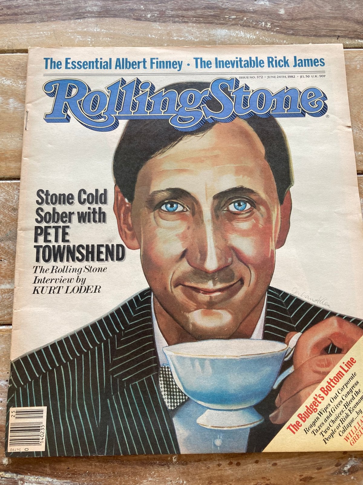 ROLLING STONE Magazine 1982 THE CLASH Rick James ASIA, Ophalen of Verzenden, Gelezen, Muziek, Film of Tv