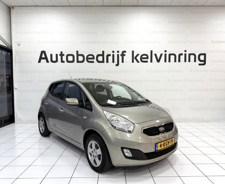 Kia Venga 1.4 CVVT Plus Pack Bovag Garantie Airco, Auto's, Stof, Gebruikt, 4 cilinders, 1396 cc