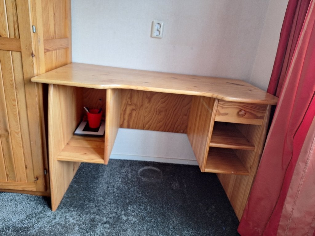 Houten (kinder)slaapkamer meubels, Ophalen, Gebruikt, Tweepersoons, Grenen