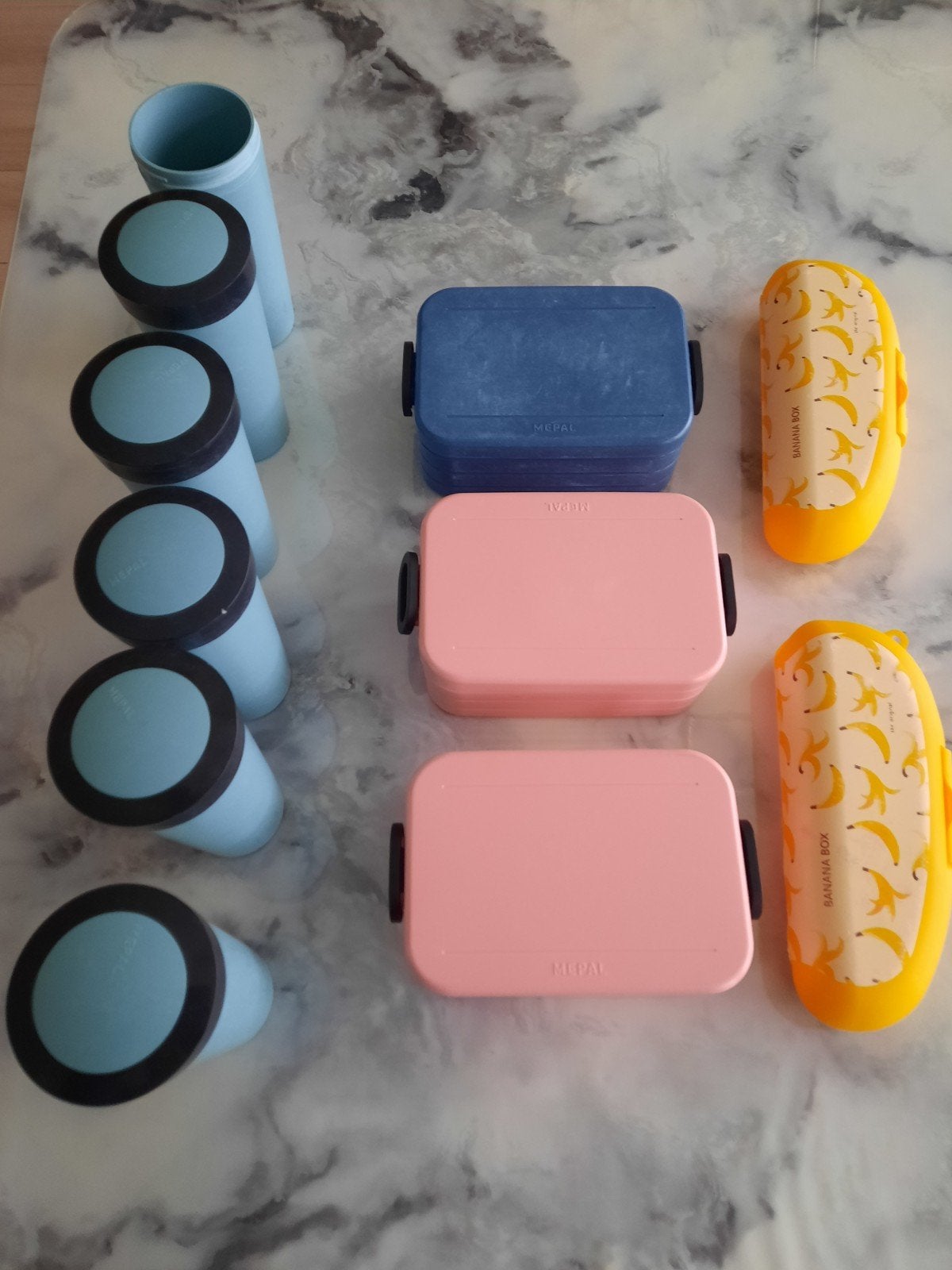 Mepal Lunchboxen en Bananendoosjes, Kunststof, Ophalen of Verzenden, Meerkleurig, Overige merken