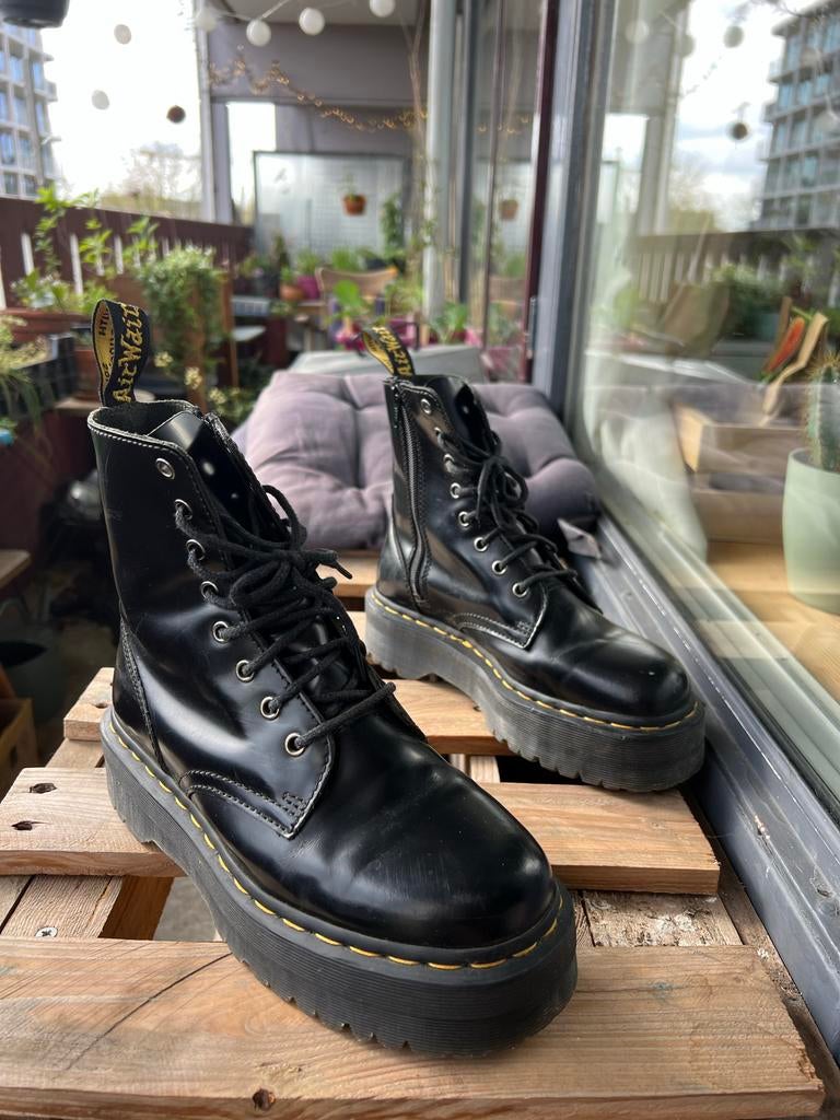 Dr. Martens Jadons Maat 39, Ophalen of Verzenden, Zo goed als nieuw, Zwart, Lage of Enkellaarzen