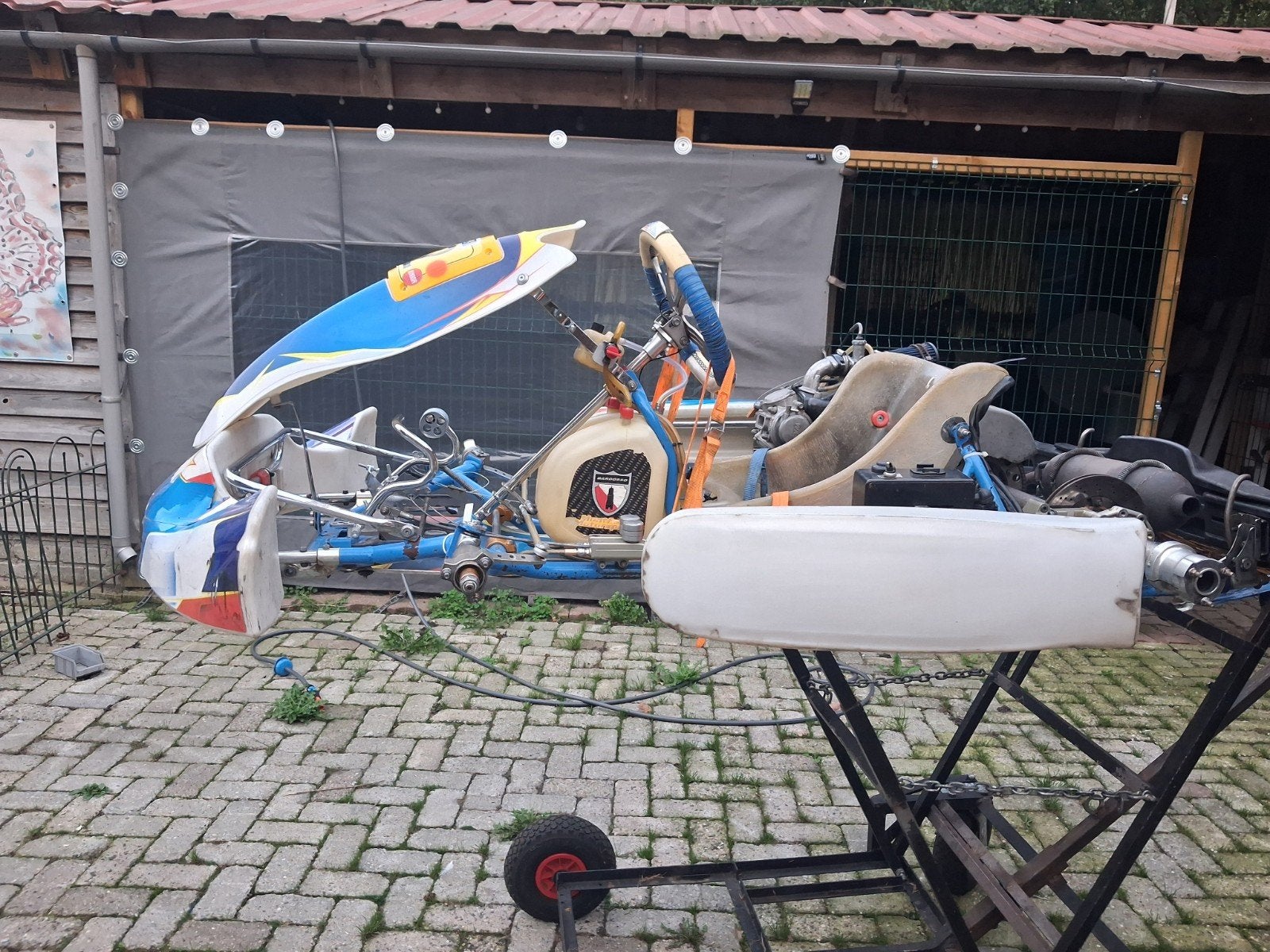 OTK Kart Chassis met RK1 Motor en Extra Onderdelen, Ophalen, Gebruikt, Kart