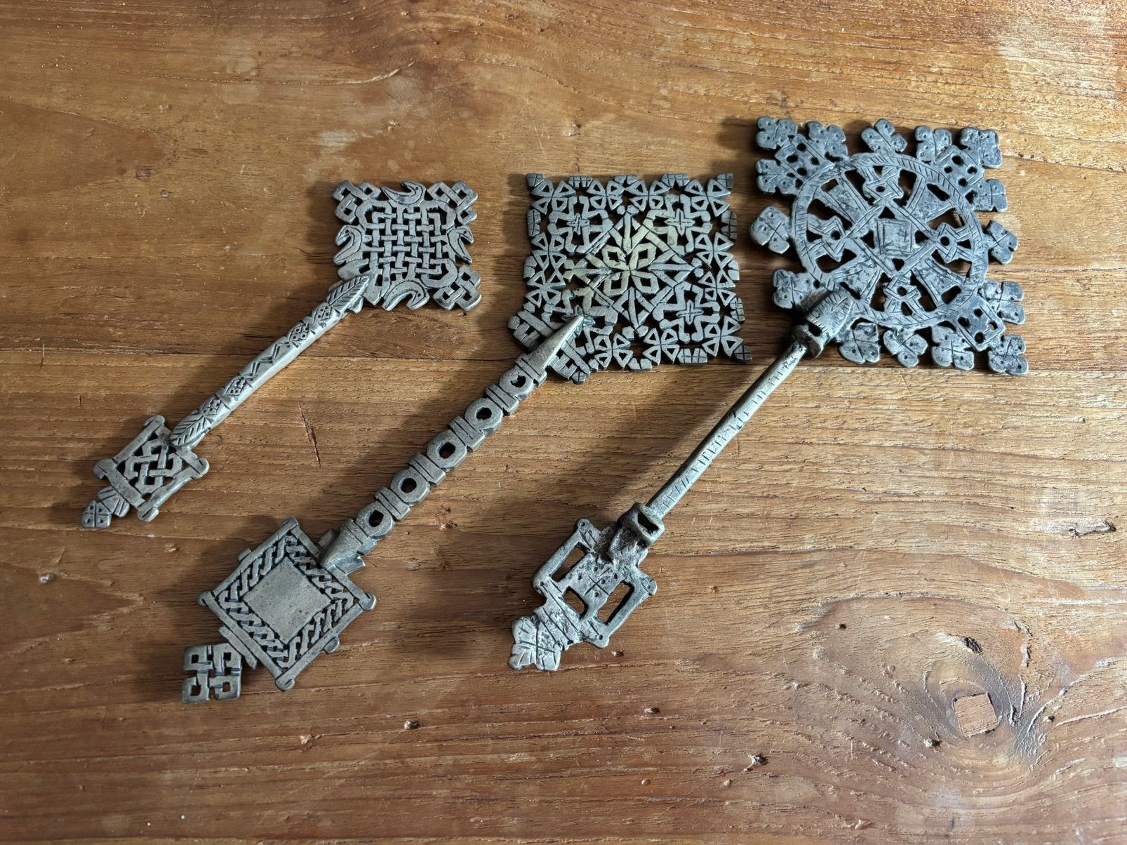 3x Egyptisch Koptisch handkruis, Ophalen of Verzenden