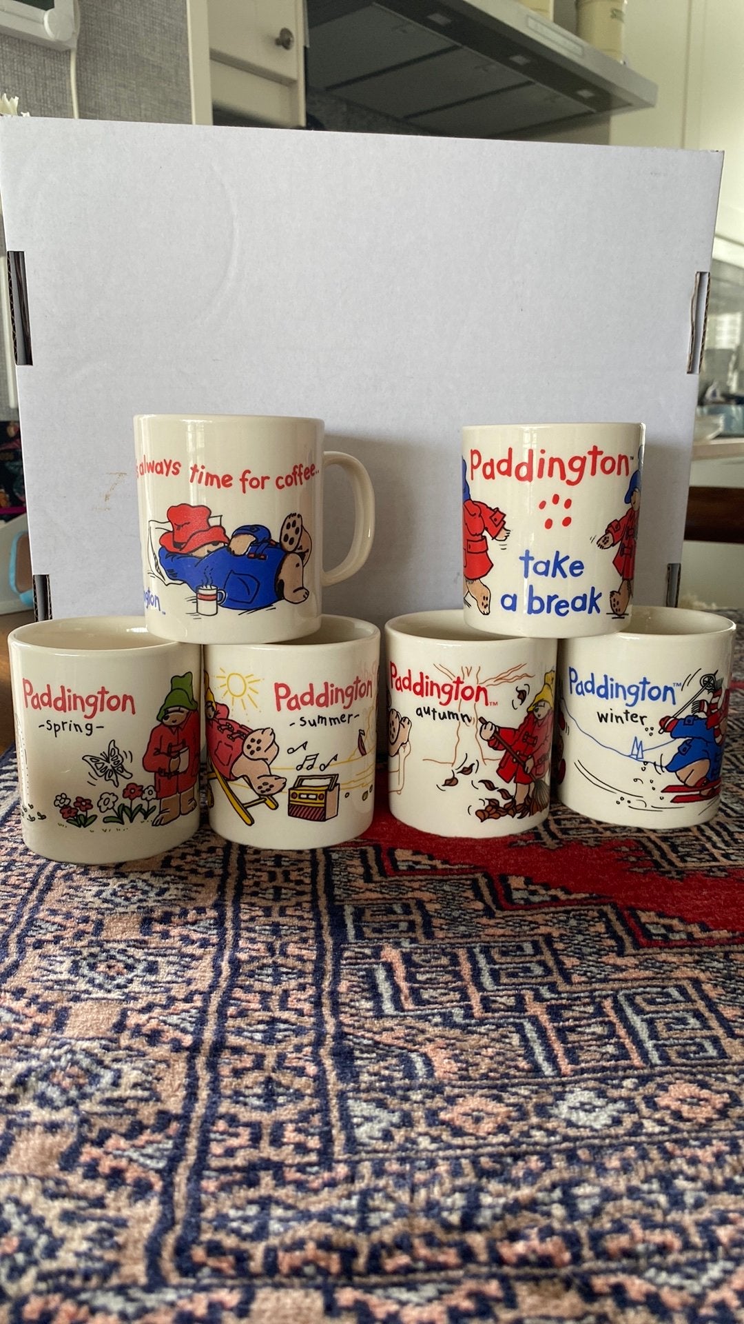 Paddington Bear bekers, Ophalen, Zo goed als nieuw, Douwe Egberts