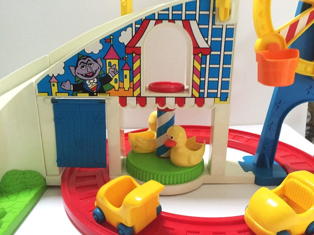 vintage- fisher price -jim henson-collectors item, Ophalen of Verzenden, Gebruikt, Speelset
